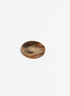 Pack of 6 large bio-resin buttons Ø31 mm beige