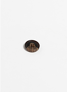 Pack of 6 recycled coffe capsule buttons Ø20 mm