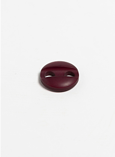 Pack of 6 buttons with large holes Ø27 mm prune