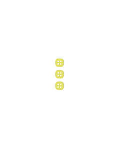 Lot de 3 boutons carrés 10 mm Jaune