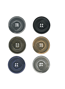 Pack of 6 amber buttons Ø 30 mm