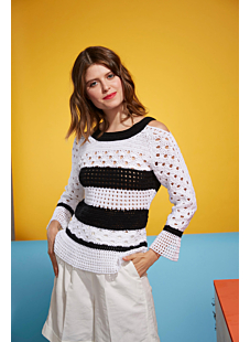 openwork sweater