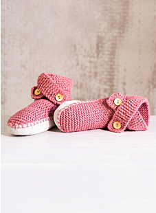 Adult garter stitch slippers