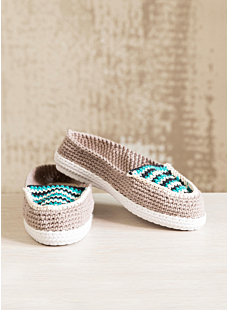 crochet moccasins