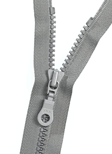 50 cm open end zip