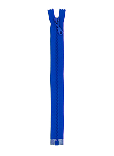 Bright blue open end zip - 25 cm
