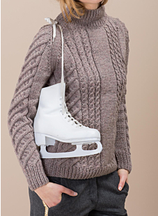 Special Issue Fileco - #08 High neck cable sweater