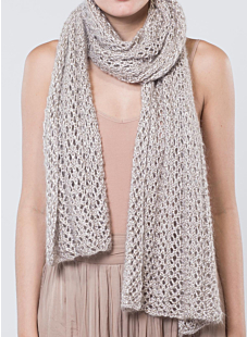 Eyelet Stitch Stole