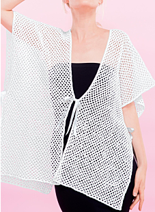 Special Issue COTON SATINE  #02 Wrap cardigan