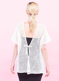 Special Issue COTON SATINE  #02 Wrap cardigan