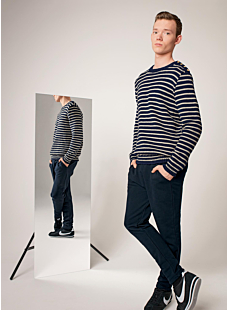 Shoulder button sweater