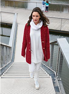 V-neck jacket