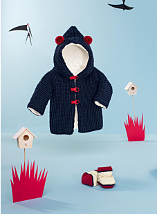 Hooded coat
