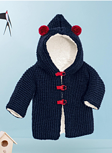 Hooded coat