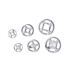 Pack of 59 snap fasteners