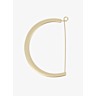 Fancy 70 mm pink metal safety pin