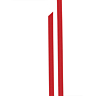 Red double-sided satin ribbon 10mm x 1m