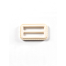 Ecru nylon belt buckle, W 40 mm