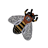 Bumblebee badge 50 x 50 mm