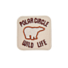 Polar bear badge 65 x 65 mm