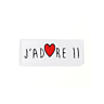 “J’adore” badge