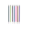 Straight needles, coloured metal, 3.5 mm - 40 cm, Knit Pro