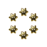 Pack of 6 Star Buttons - 15 mm Diameter or