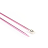 Straight needles, coloured aluminium, 3.5 mm - 40 cm