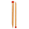 Maxi straight needles, birch,  30 mm - 50 cm