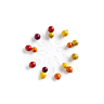 Pack of 10 fancy wooden markers
