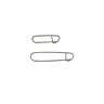 Set of 2 small aluminium stitch holders, Bergère de France