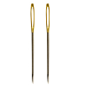 Set of 2 wool needles