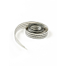 Ruban ligné écru et gris 8 mm x 1 m