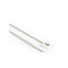 Straight needles, grey aluminium, 3.5 mm - 40 cm