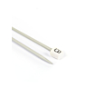 Straight needles, grey aluminium, 4.5 mm - 30 cm