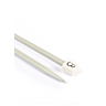 Straight needles, grey aluminium, 5 mm - 30 cm