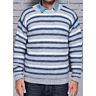 M0350 Round - neck striped sweater in PDF format