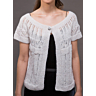 M0410 Short-sleeve openwork Cardigan in PDF format
