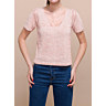 #05 and #10 Short sleeve v neck sweater and Sleeveless sweater with lace top in PDF format