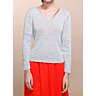 #09 Long sleeve v neck sweater in PDF format