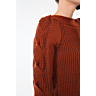M0185 Sweater with Cable Sleeves in PDF format