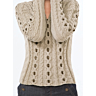 M0191 V-neck Cable Sweater in PDF format