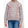 M0217 Sweater with Embroidered Cables in PDF format