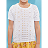 #03 and #10 Short-Sleeve Sweater and Short-Sleeve Openwork Sweater in PDF format