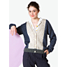 M0638 V neck cardigan in PDF format