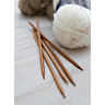 Double point needles, bamboo, 3 mm - 20 cm