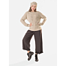 M0549-M0550 Cabled round neck sweater and Cable hat in PDF format