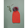 M0607-M0610 Hat with multico pompom and Large croched snood in PDF format