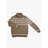 M1681 Roll neck fairisle sweater in pdf format