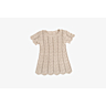 M1756 Lace dress with short sleeves